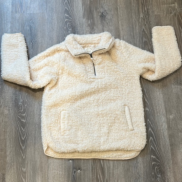 Altar'd State Sweaters - Altar’d State Plush Sherpa Quarter Zip